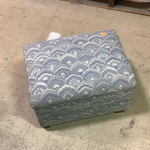 Traditional Blue Footstool