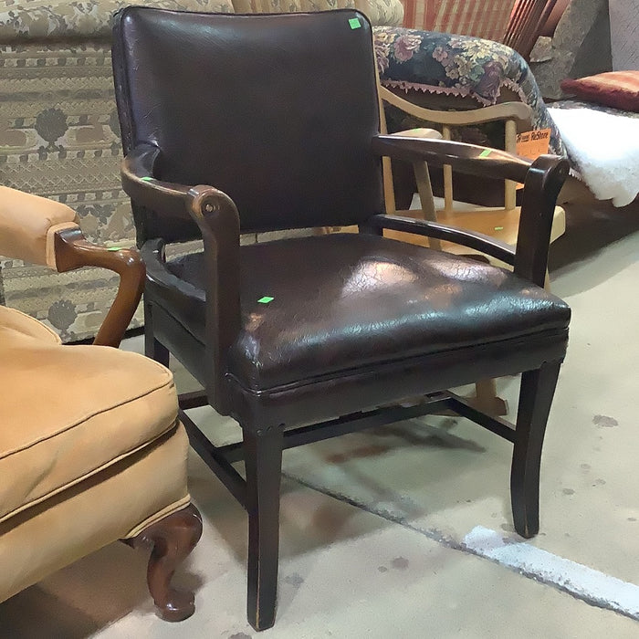 Dark Leather Chair
