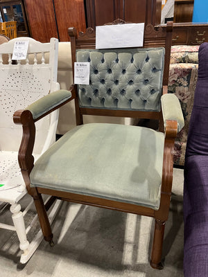 Antique Mahogany Victorian Armchair – Circa 1895