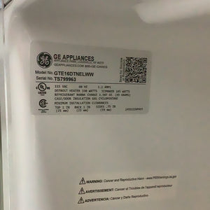 GE Energy Star Refrigerator