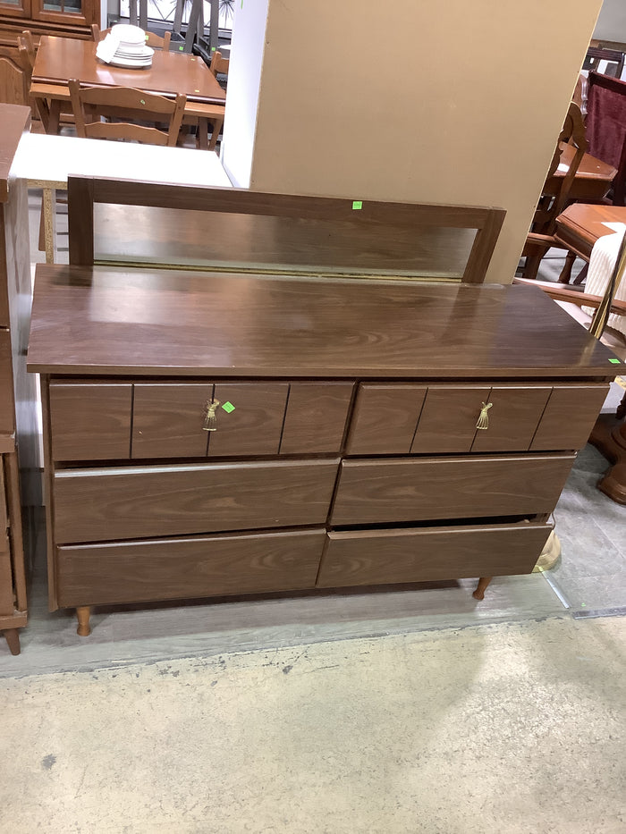 Mid-Century Dresser with Mirror