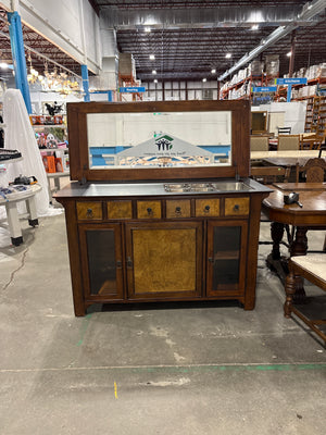 Burled Wood Bar