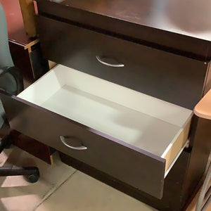 4 Drawer Black Dresser
