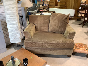 Green Patterned Armchair