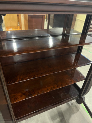 Dark Mahogany Curio Cabinet