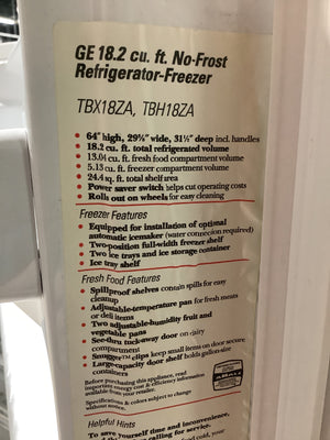 Retro GE Fridge