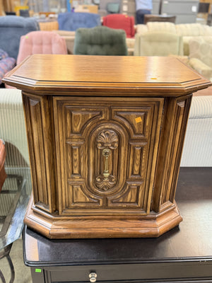 Vintage Side Table & Storage Cabinet