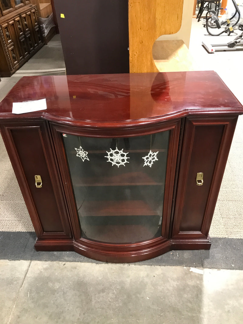 Red Curved Side Board