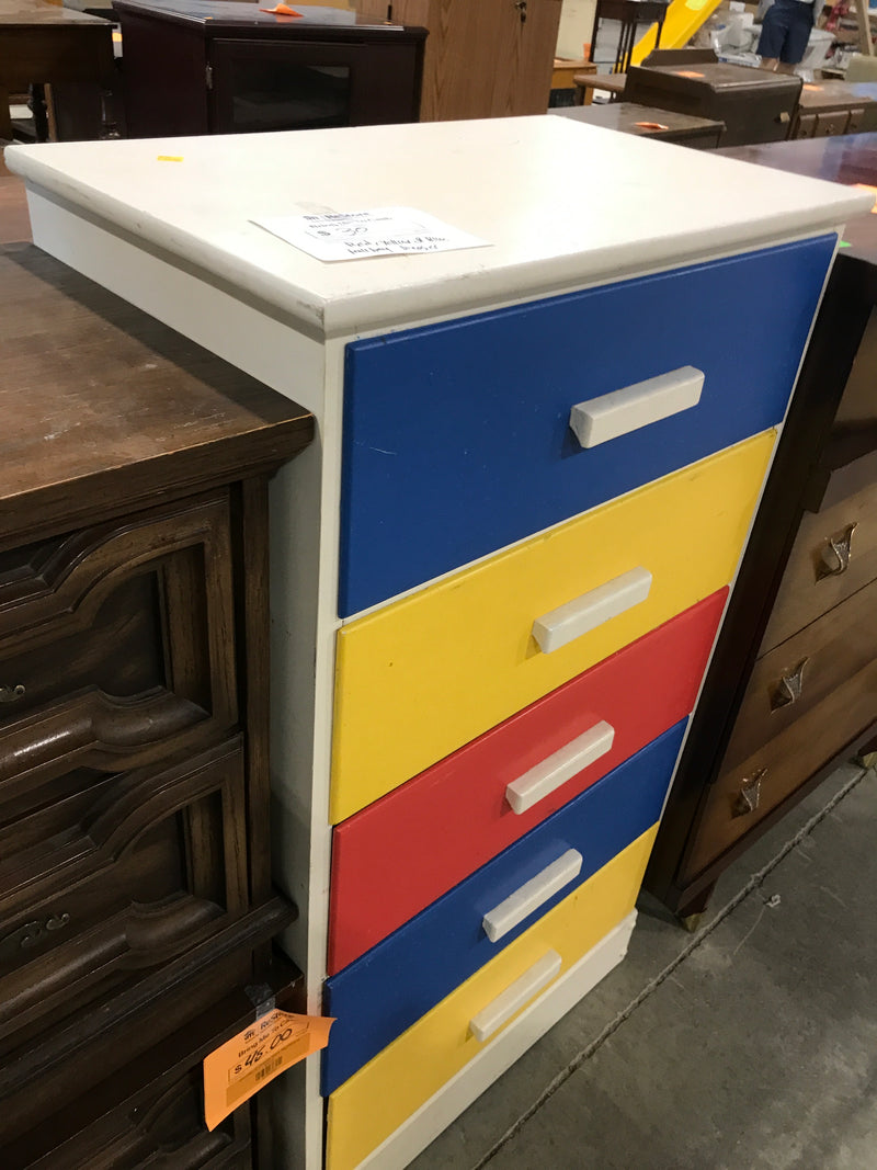 Red, Yellow and Blue Dresser