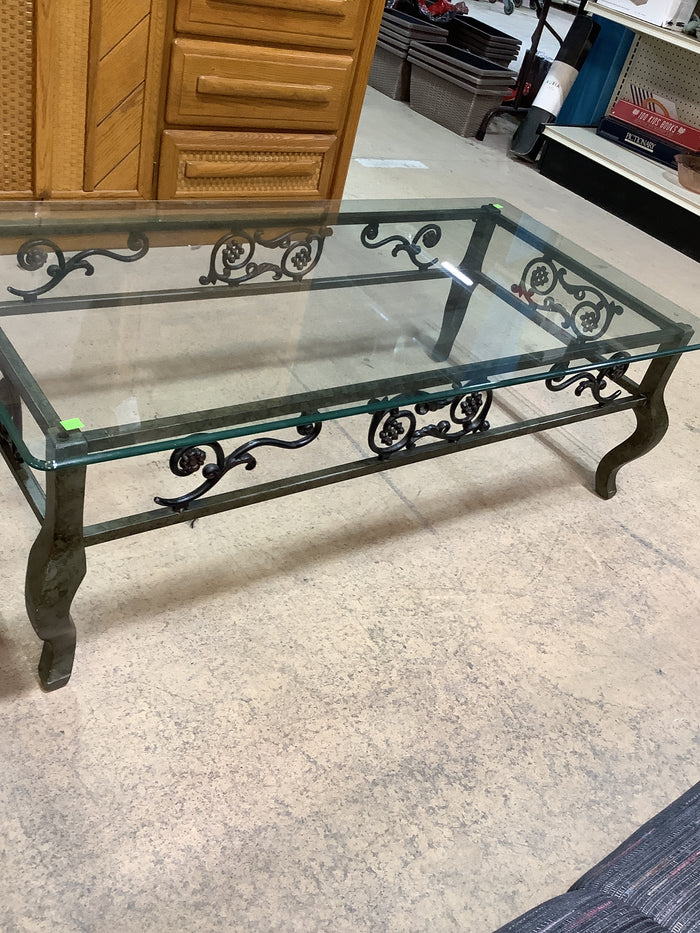 Glass Top Coffee Table