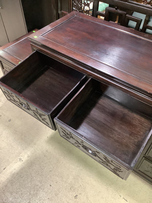 Hand-Carved Rosewood Chest-of-Drawers