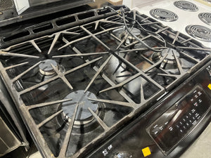 GE Black Gas Range
