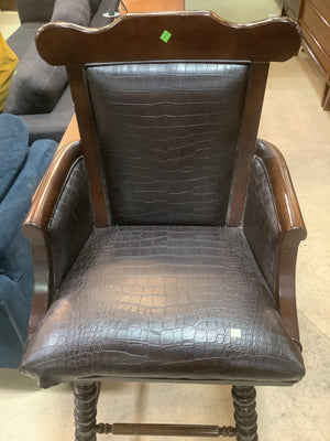 Faux Leather Rotating Seat