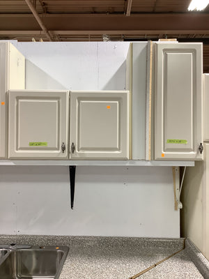 Cream Caesar Kitchen Includes Wall Stove, Stovetop, Sink and Counters