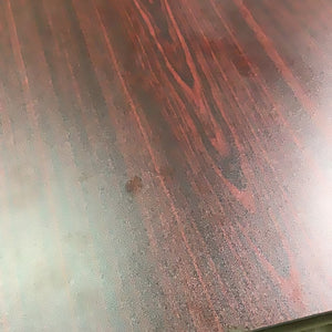 Red Wood Pattern Folding Table