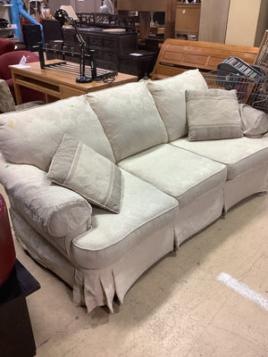 White Leaf 3-Seater