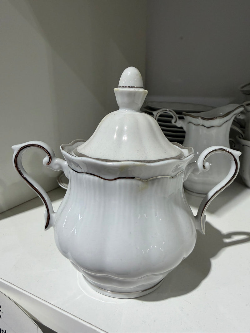 Polish Walbrazych Porcelain Tea Set (26 pieces)