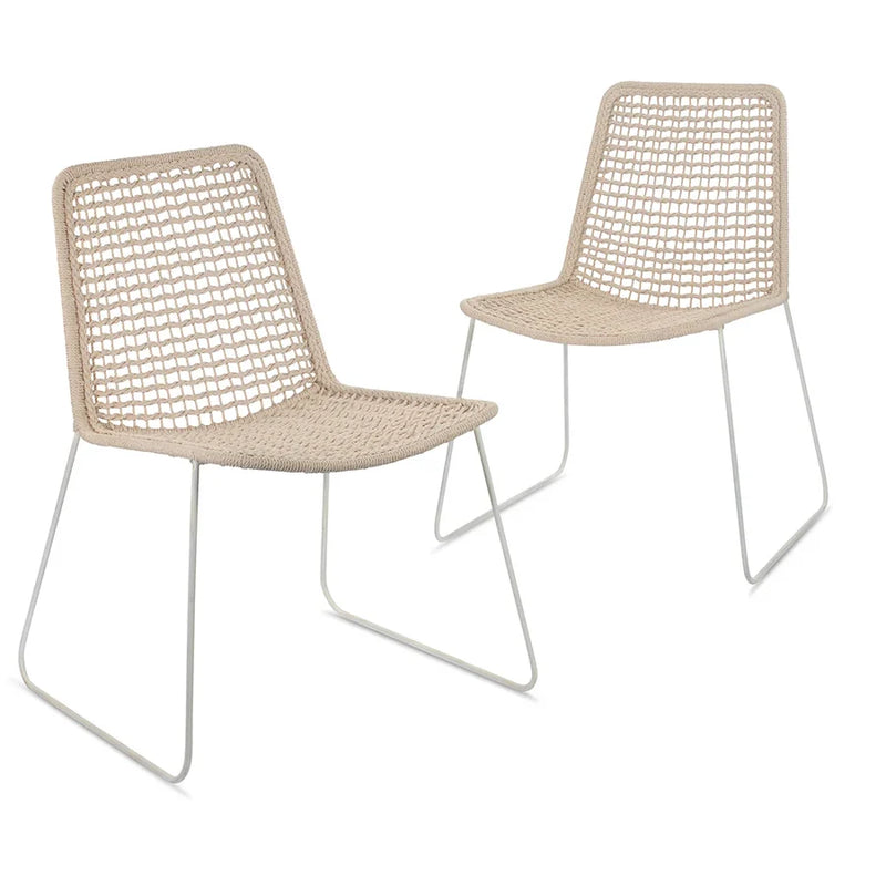 ABALONE Natural Cord Dining Chair