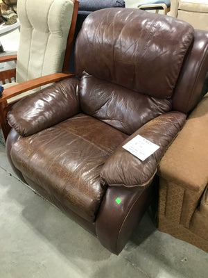 Oversized Leather Armchair
