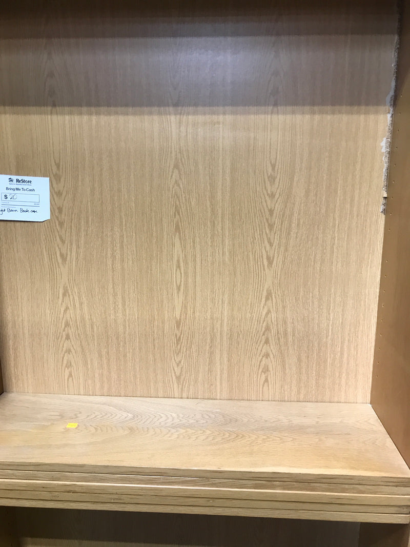 Light Brown Book Case