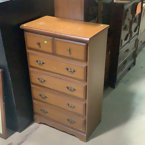 Retro Style Laminate Tallboy