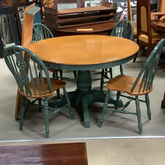 Semi Painted Dining Set
