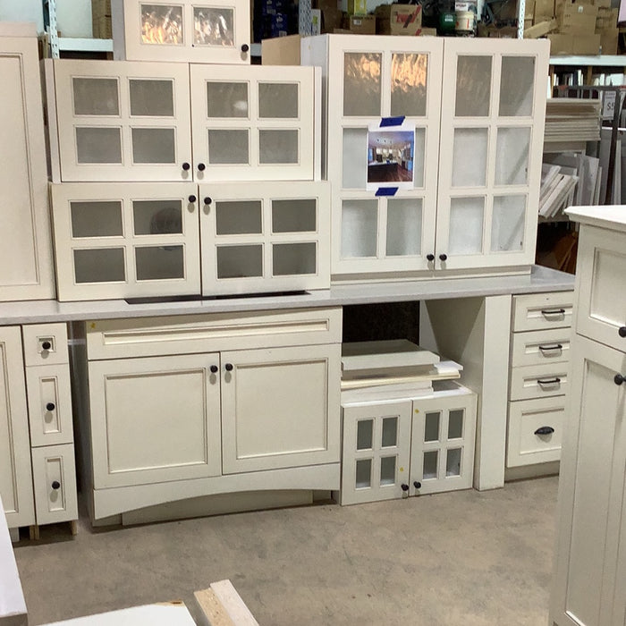 White Caesarstone Kitchen