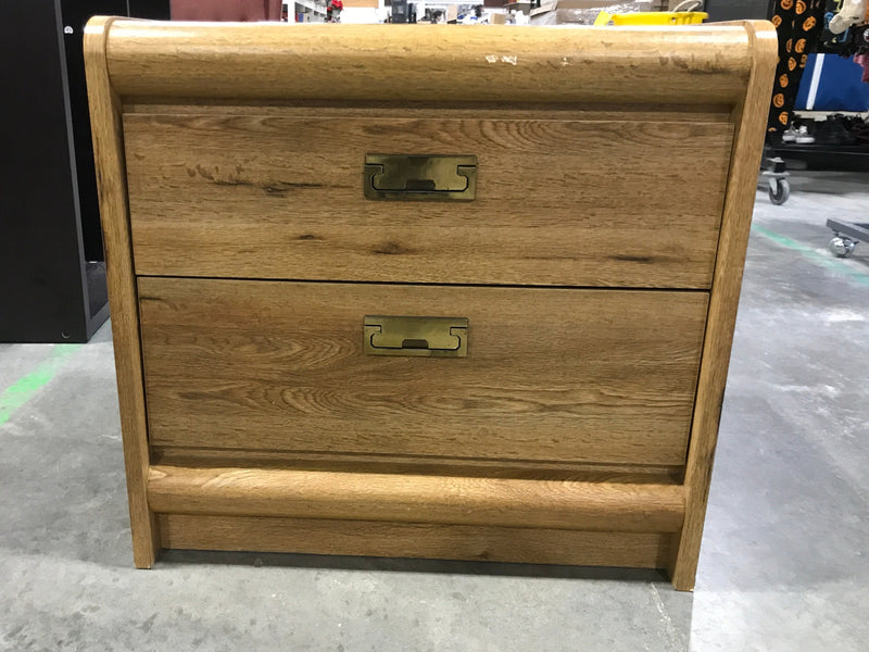 Nightstand with two drawers