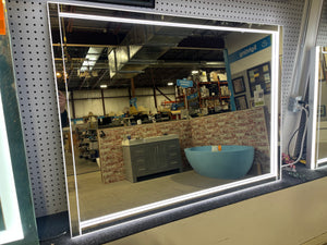 48” Square LED Modern Mirror