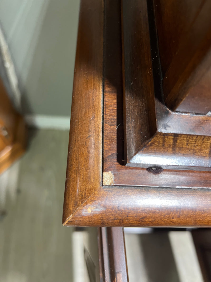 Dark Wooden China Cabinet and Hutch