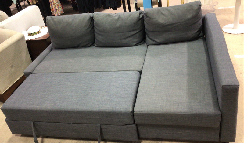 Grey Cozy Pull Out Couch
