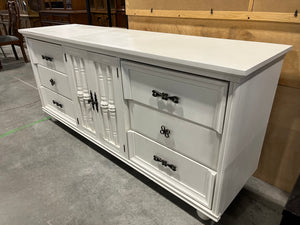 White Upcycled Sideboard