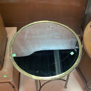 Mirror Top Side Table