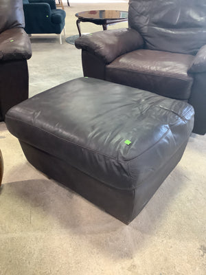 Modern Leather Ottoman