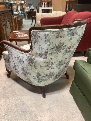 Vintage Wingback Armchair