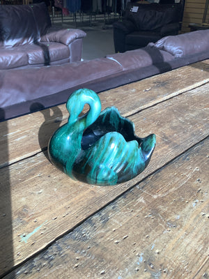 Blue Mountain Ceramic Swan