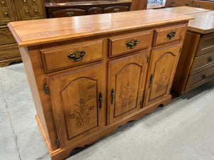 Classic Solid Wood Sideboard Buffet Cabinet