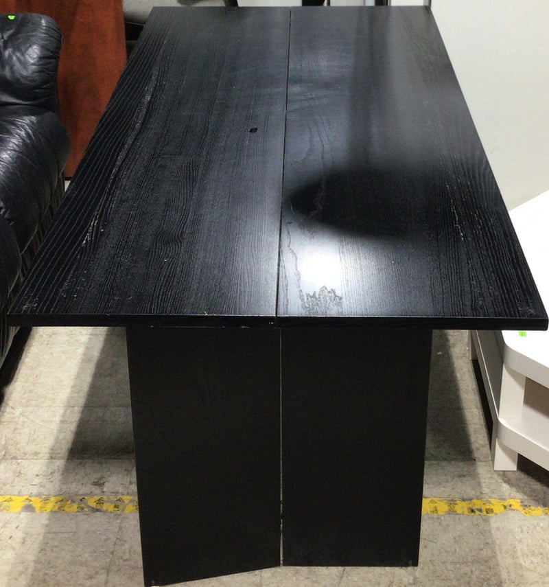Extendable Black Wood Desk