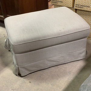 Grey Storage Ottoman
