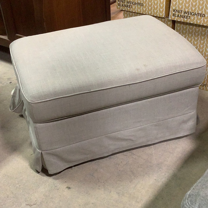 Grey Storage Ottoman