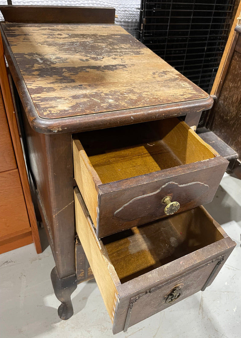 Vintage Antique Wooden Vanity Base