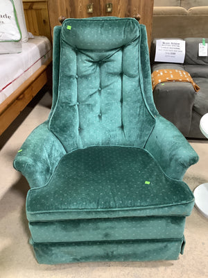 Green Midcentury Swivel Chair