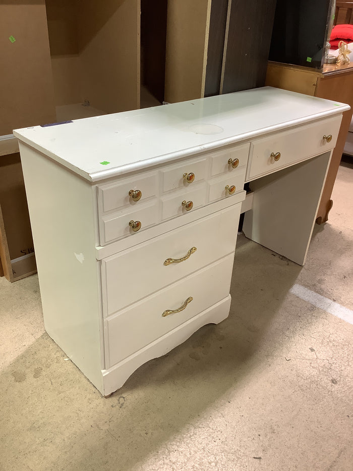 Painted White Desk