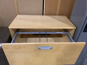 Birch Coloured Filing Cabinet