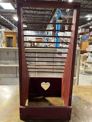 Rustic Wooden Quilt Rack