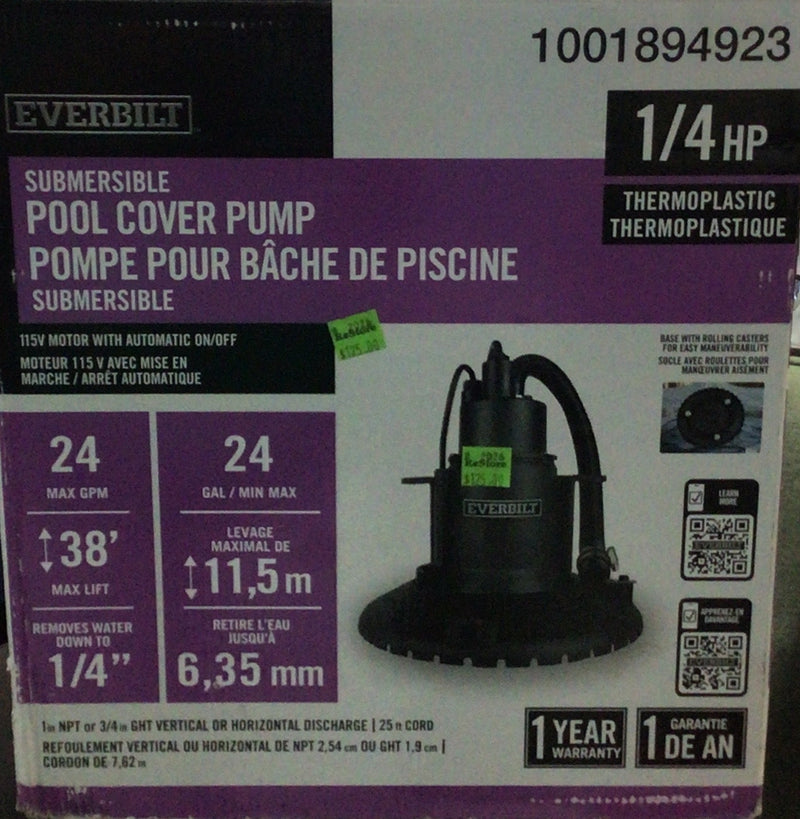 Submersible Pool Cover Pump