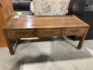 3-Drawer Wooden Antique Coffee Table