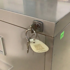Lockable Grey Filing Cabinet