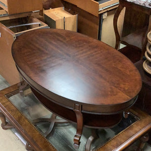Smooth Oval Coffee Table