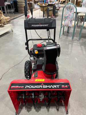 PowerSmart 24-inch 212cc Two-Stage Gas-Powered Snow Blower with Push-Button Start